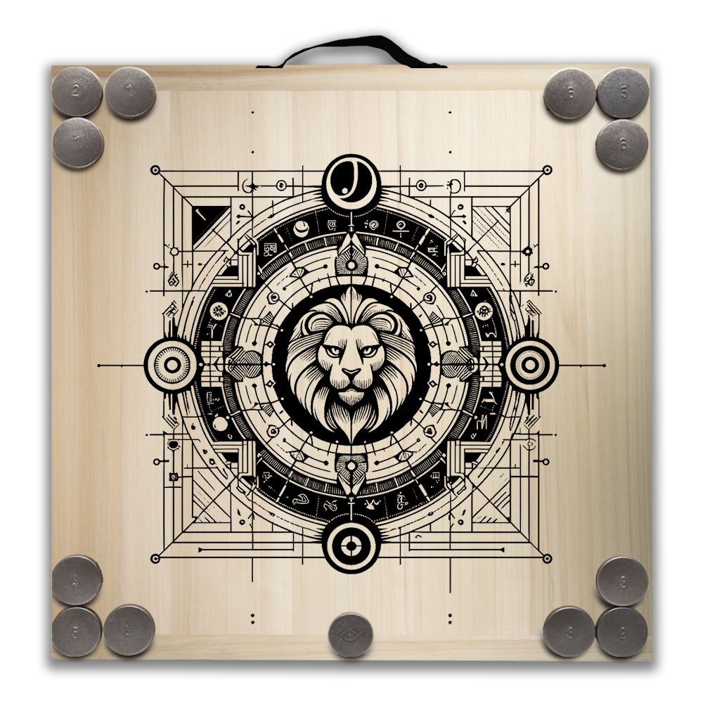 Kit de jeu de palets breton – Signe du Lion – Image 2