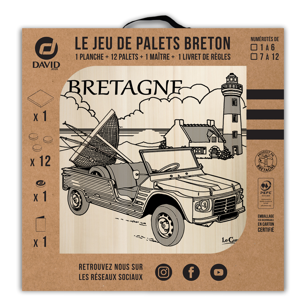 Kit de jeu de palets breton – Méhari – Image 3