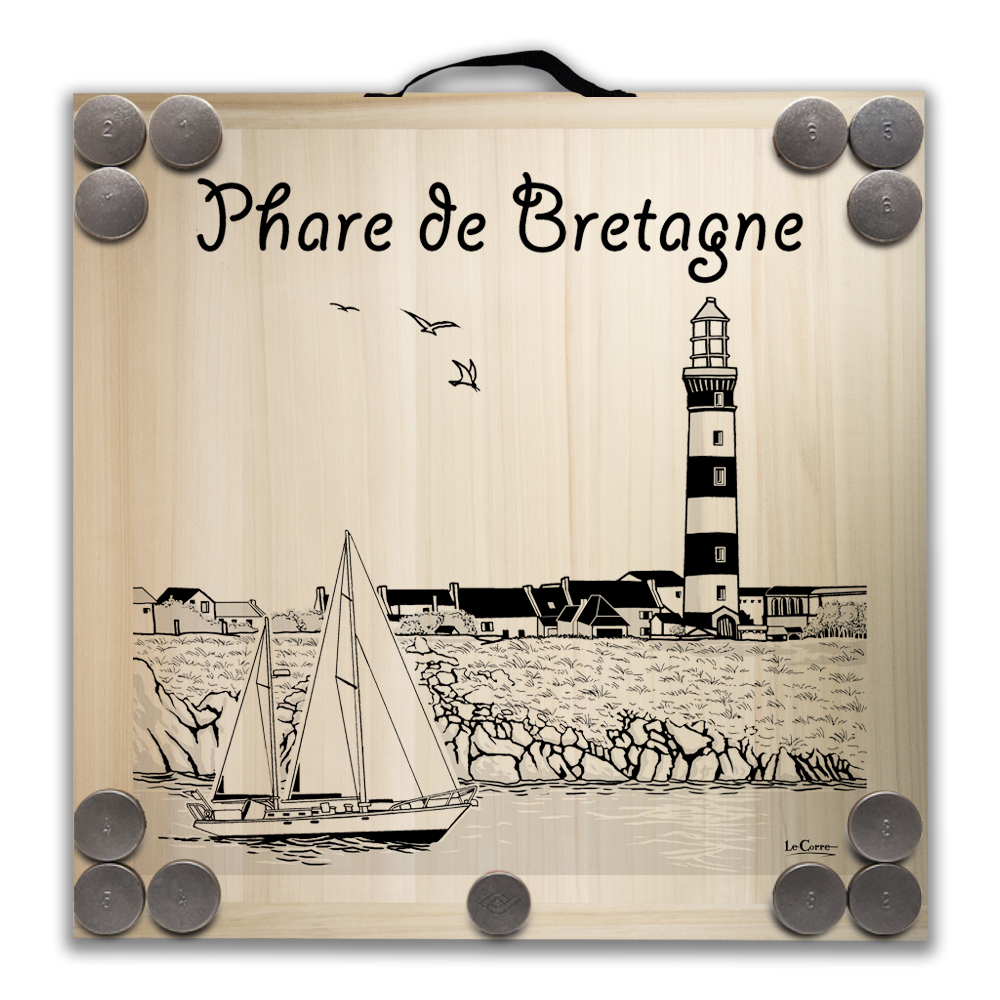 Kit de jeu de palets breton – Phare de Bretagne – Image 2