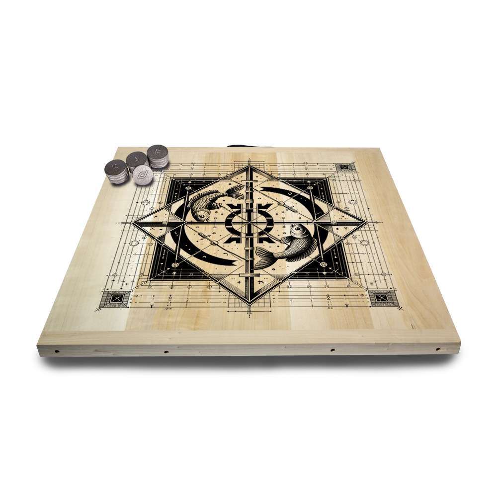 Kit de jeu de palets breton – Signe du Poisson – Image 5