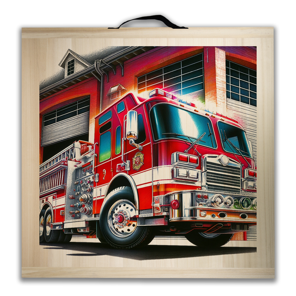 Kit de jeu de palets breton – Pompier couleurs