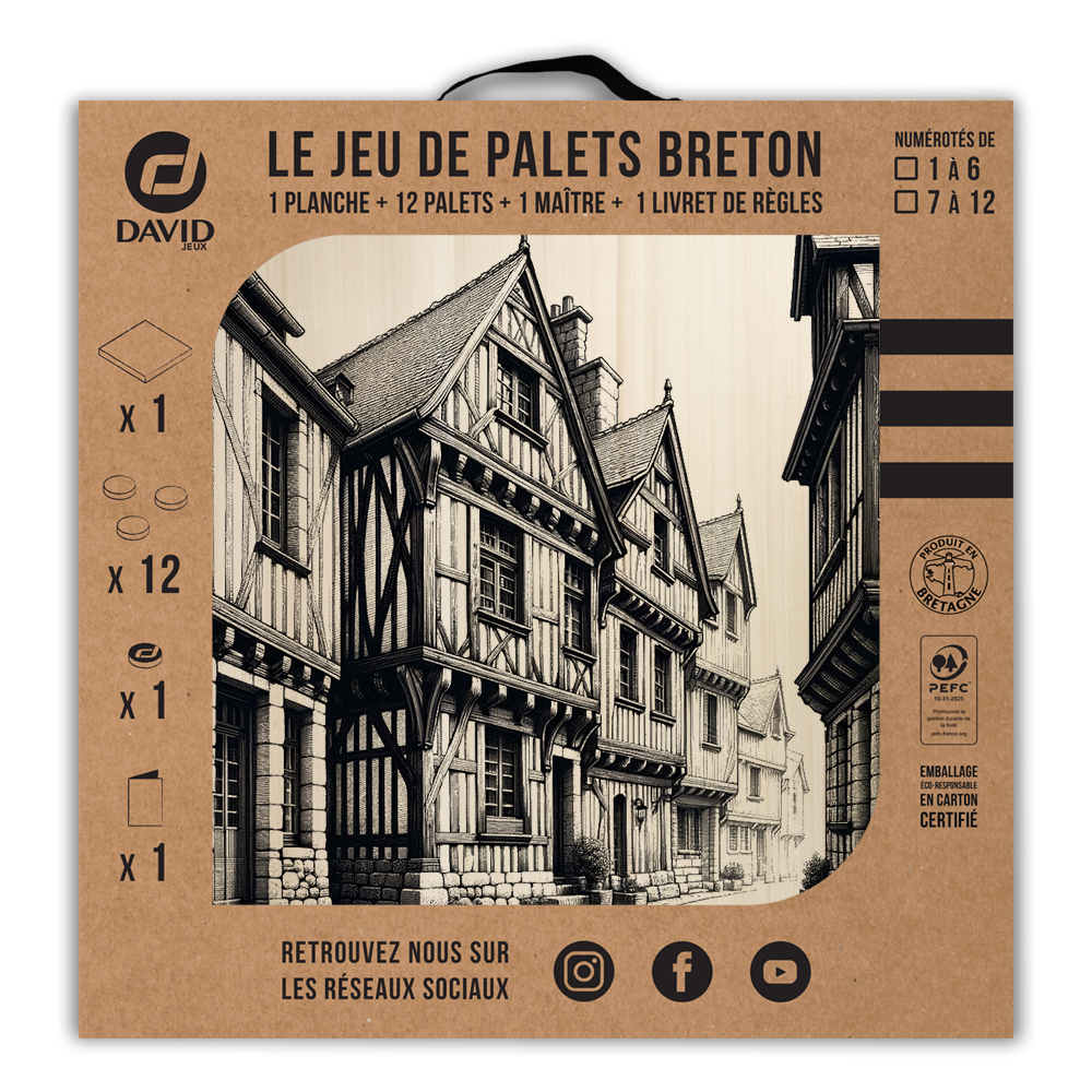 Kit de jeu de palets breton – Rue Bretonne – Image 3