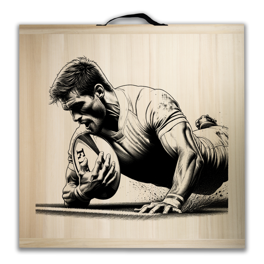 Kit de jeu de palets breton – Rugbyman