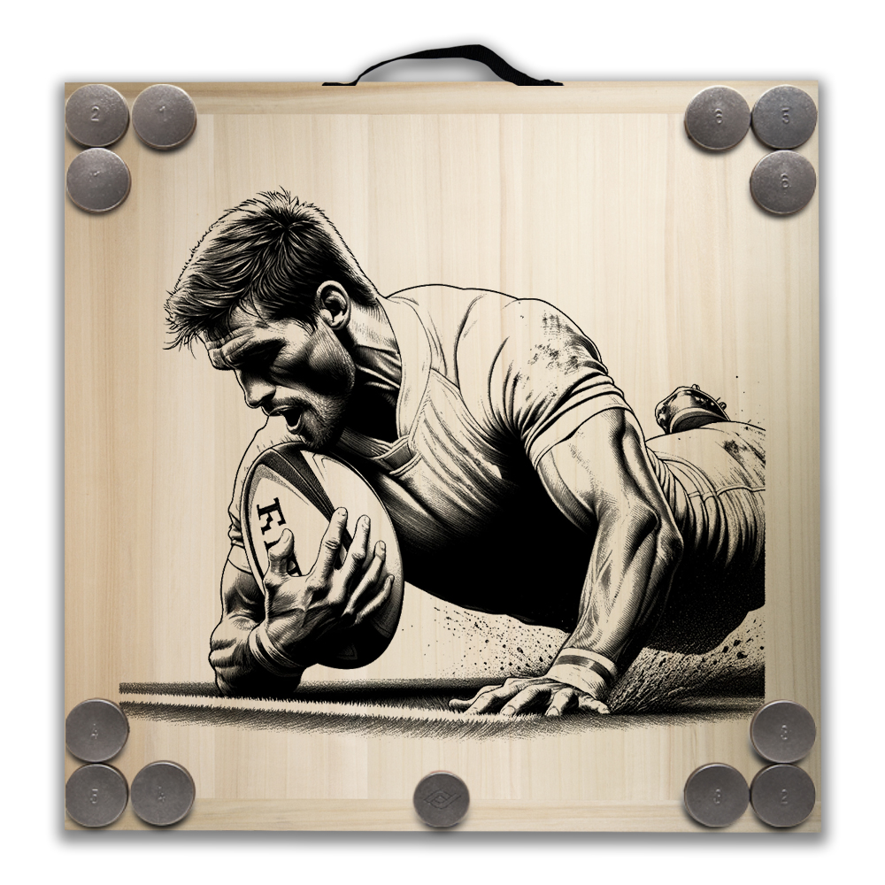 Kit de jeu de palets breton – Rugbyman – Image 3