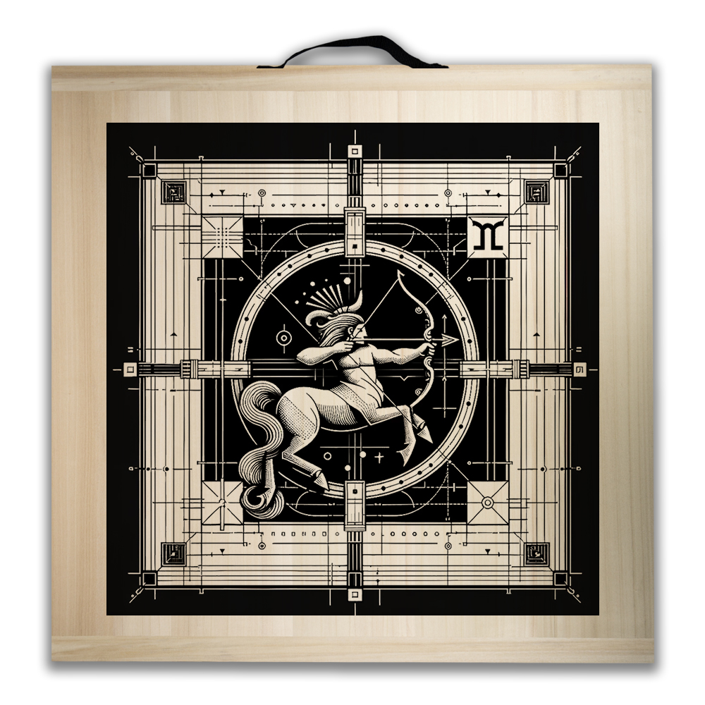 Kit de jeu de palets breton – Signe du Sagittaire