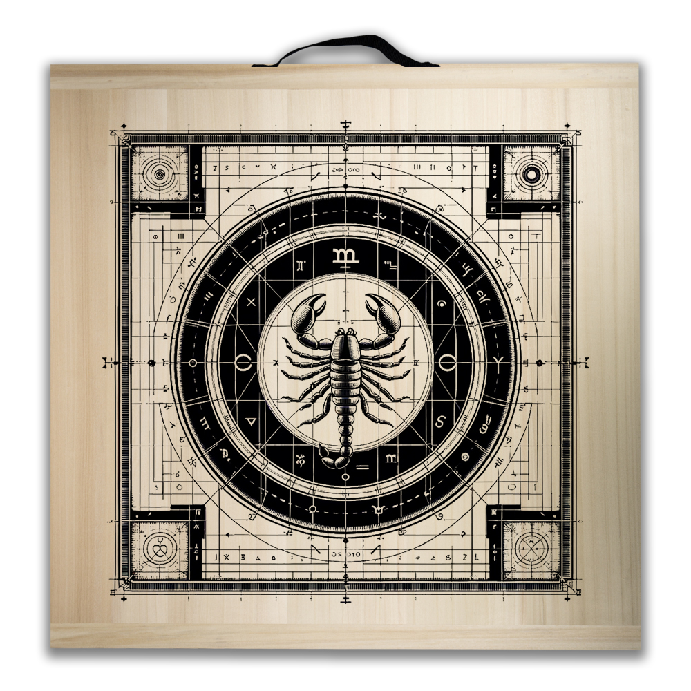 Kit de jeu de palets breton – Signe du Scorpion