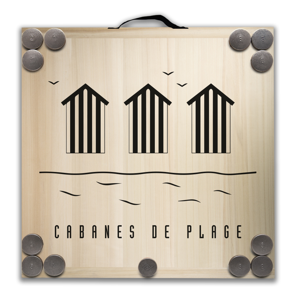 Kit de jeu de palets breton – Cabanes de plage – Image 2