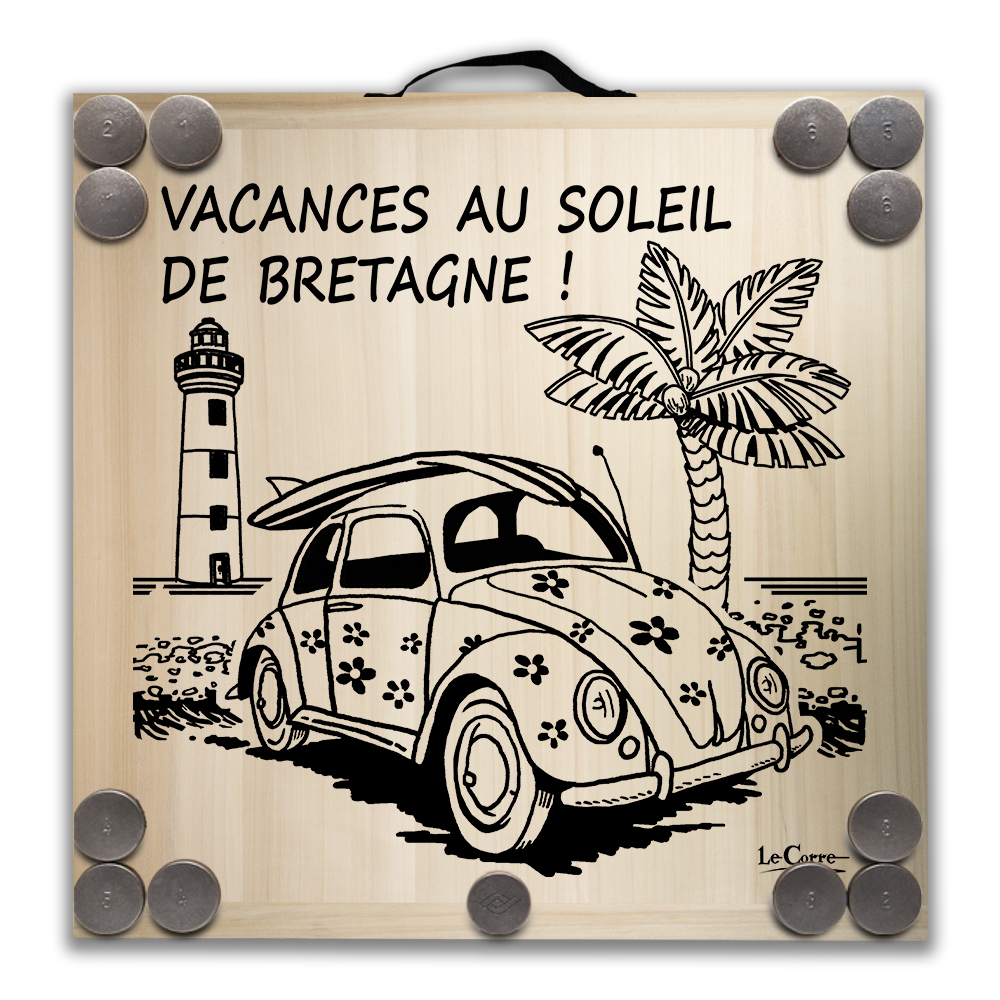 Kit de jeu de palets breton – Vacances au soleil de Bretagne – Image 2