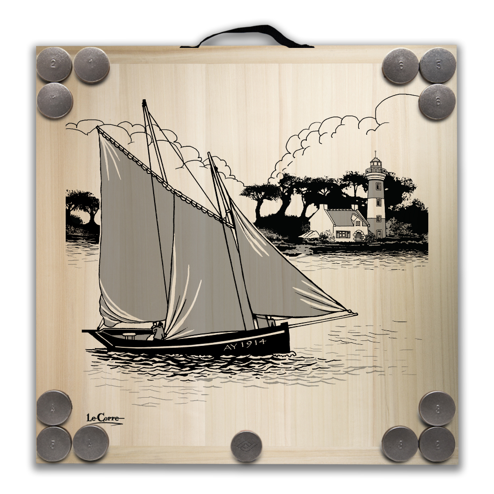 Kit de jeu de palets breton – Vieux Gréement – Image 2