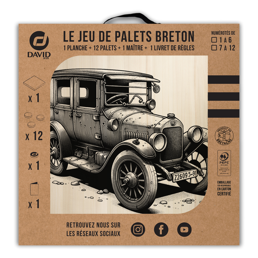 Kit de jeu de palets breton – Vieux Tacot – Image 3