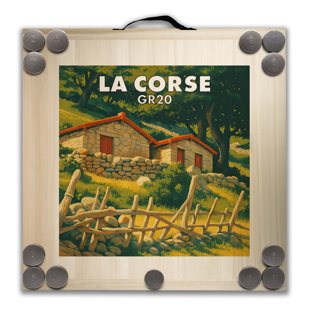 Kit de jeu de palets breton – La Corse – GR20 – Image 2