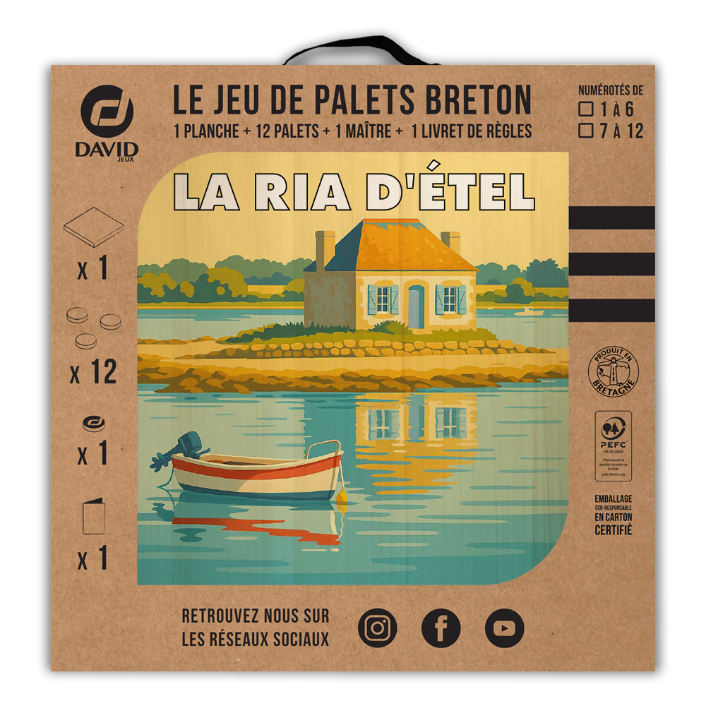 Kit de jeu de palets breton – La Ria d’Etel – Image 3