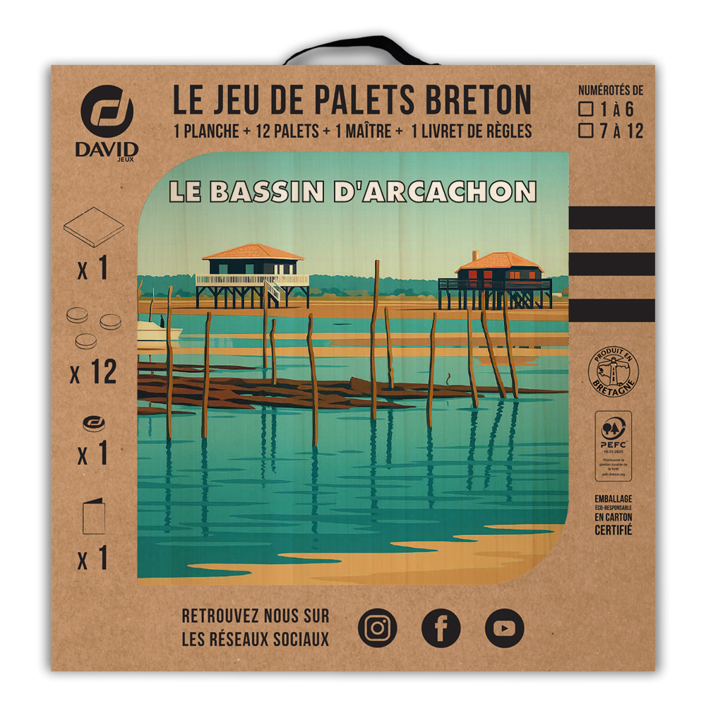 Kit de jeu de palets breton – Le Bassin d’Arcachon – Image 3