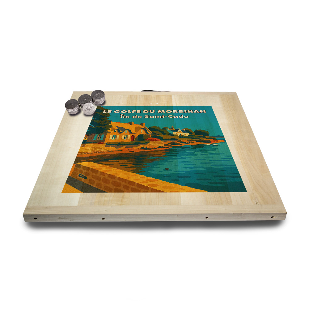 Kit de jeu de palets breton – Le Golf du Morbihan – Île de Saint-Cado – Image 4
