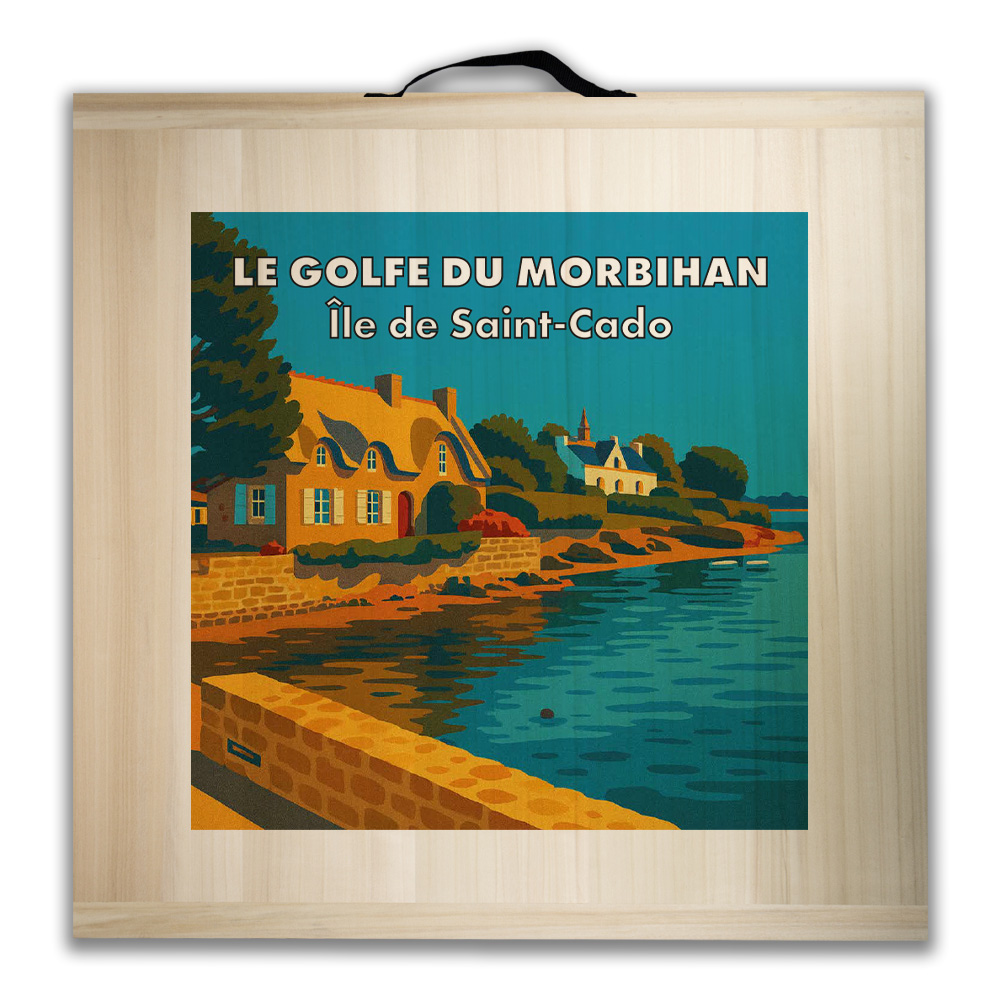 Kit de jeu de palets breton – Le Golf du Morbihan – Île de Saint-Cado