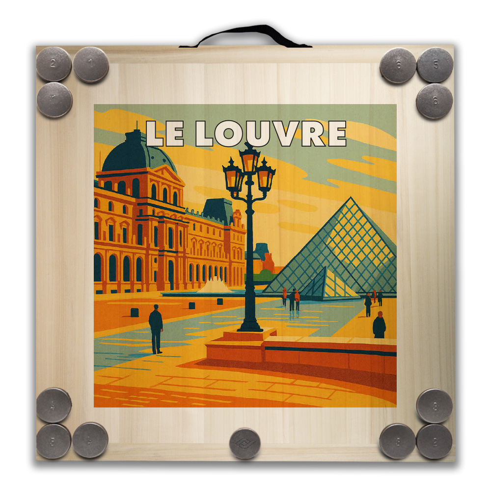 Kit de jeu de palets breton – Le Louvre – Image 2