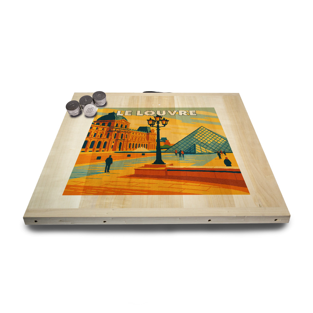 Kit de jeu de palets breton – Le Louvre – Image 4