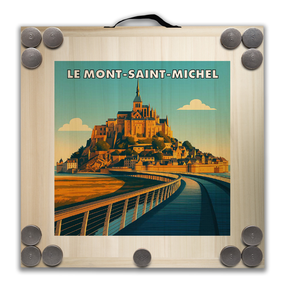 Kit de jeu de palets breton – LE MONT-SAINT-MICHEL – Image 2