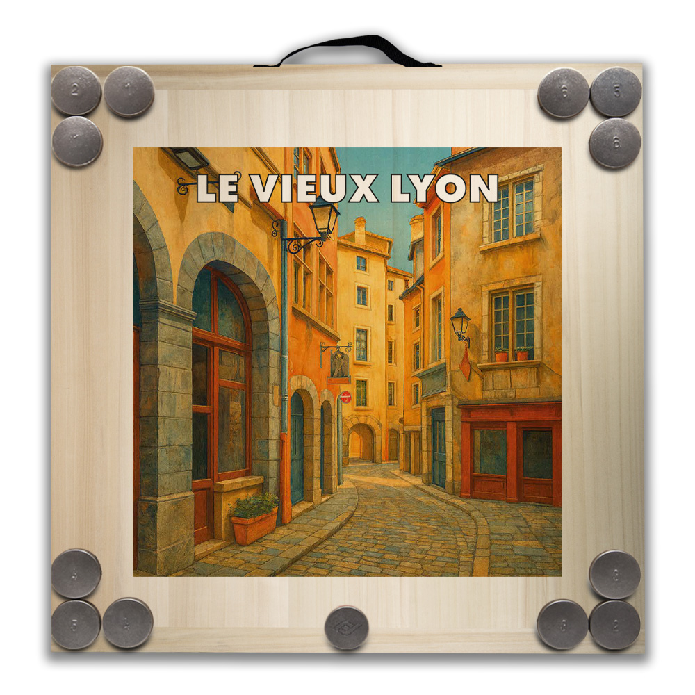 Kit de jeu de palets breton – Le vieux Lyon – Image 2
