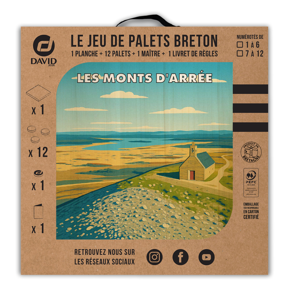 Kit de jeu de palets breton – Les monts d’Arrée – Image 3