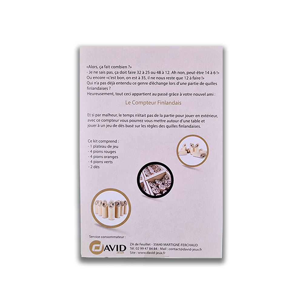 Compteur de points pour quilles finlandaises – Image 4