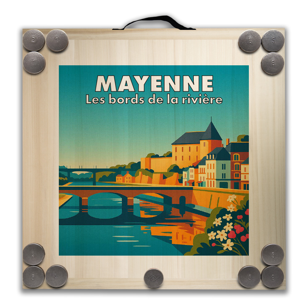 Kit de jeu de palets breton – Mayenne – Les bords de rivière – Image 2