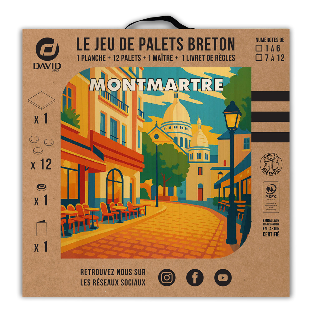 Kit de jeu de palets breton – Montmartre – Image 3