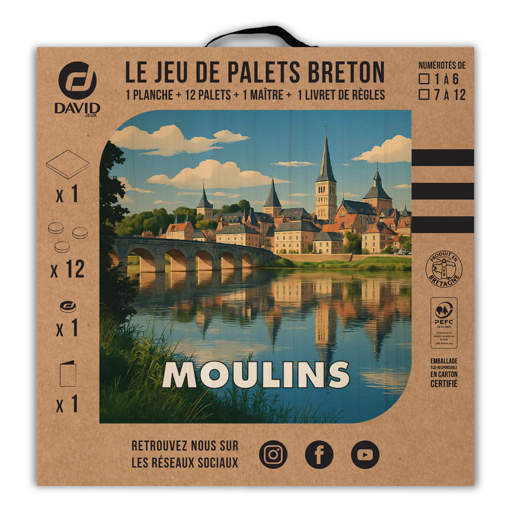 Kit de jeu de palets breton – Moulins – Image 3