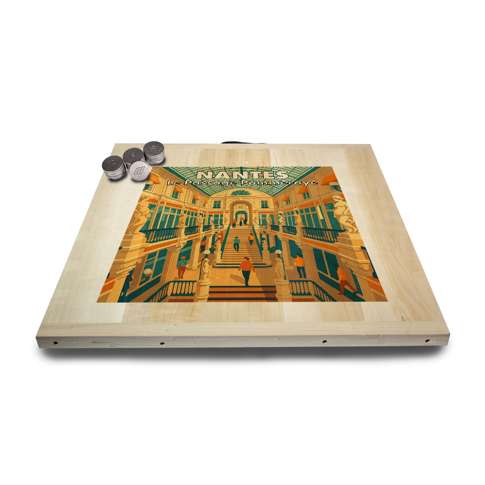 Kit de jeu de palets breton – Nantes Le Passage Pommeraye – Image 4