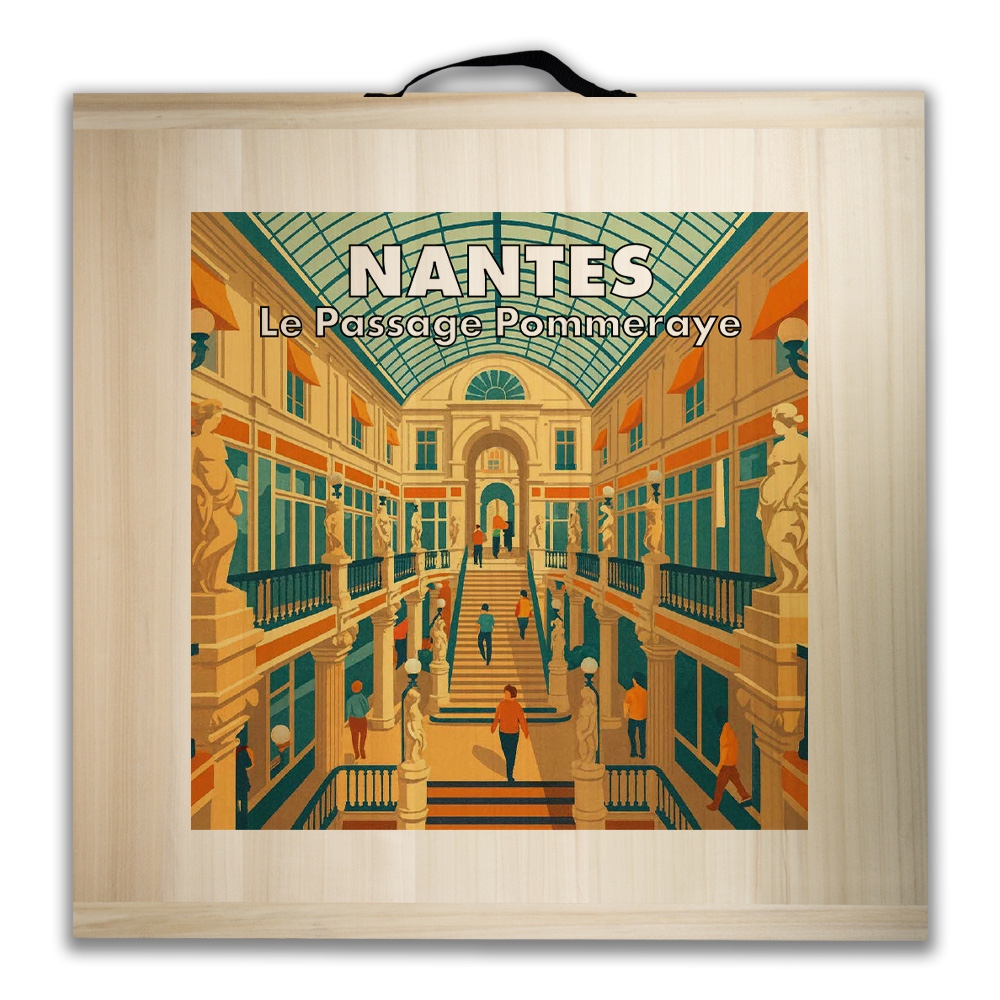 Kit de jeu de palets breton – Nantes Le Passage Pommeraye