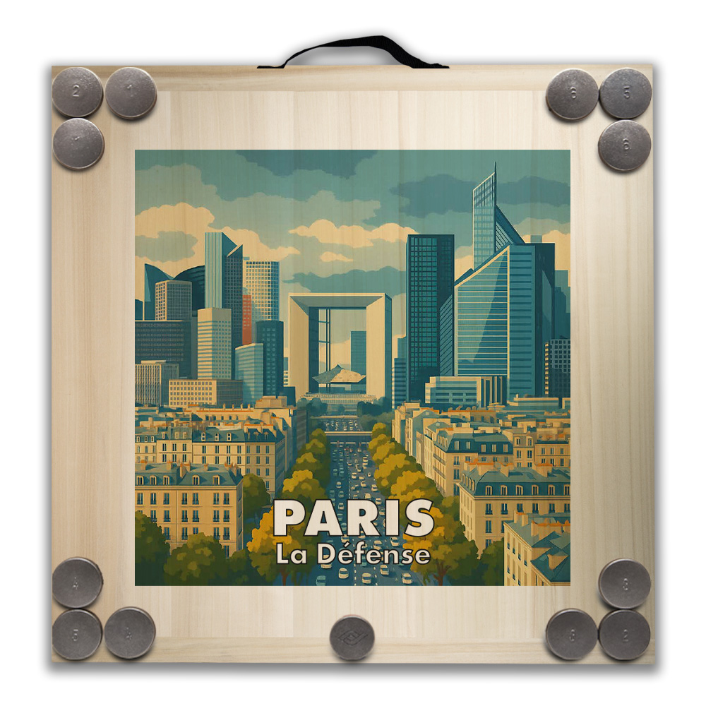 Kit de jeu de palets breton – Paris – La Défense – Image 2