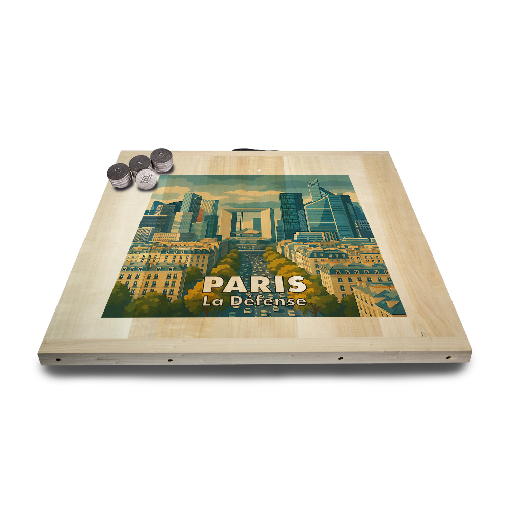 Kit de jeu de palets breton – Paris – La Défense – Image 4