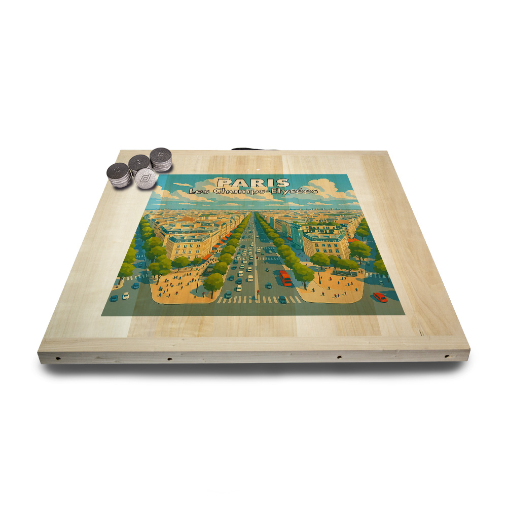 Kit de jeu de palets breton – Paris – Les Champs-Elysées – Image 4