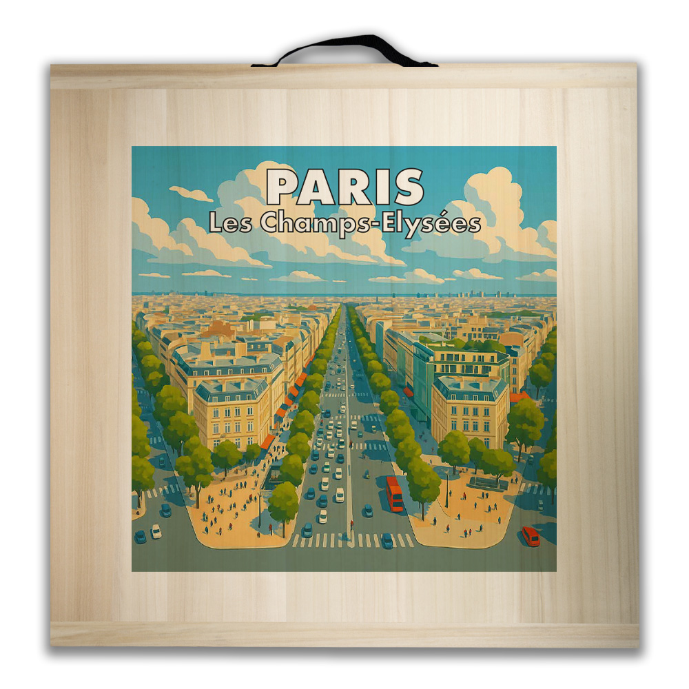 Kit de jeu de palets breton – Paris – Les Champs-Elysées