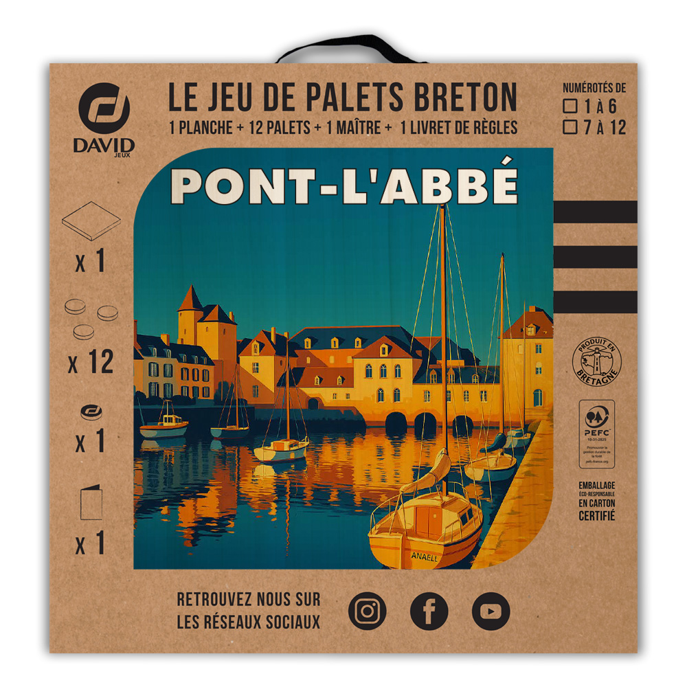 Kit de jeu de palets breton – PONT-L’ABBÉ – Image 3