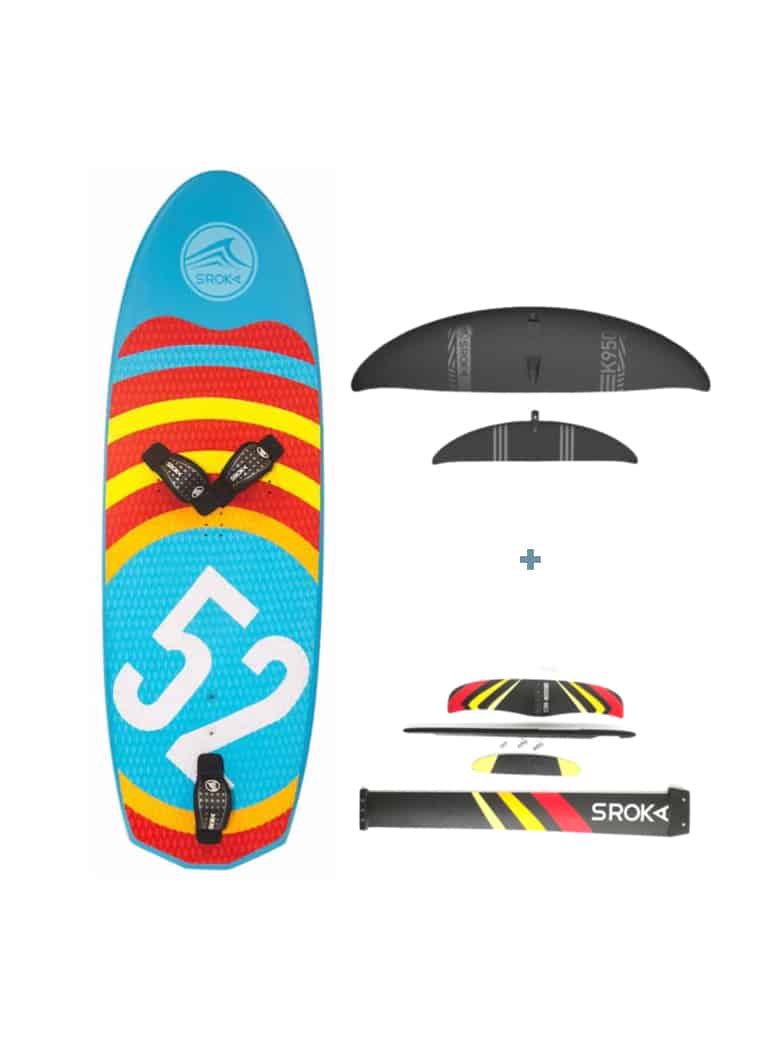 Pack Kitefoil Carbone ailettes 2021 et planche 160×52