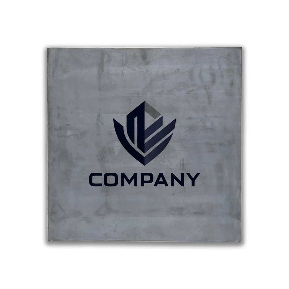 Plaque plomb 450 x 450 x 7 mm personnalisable & sa housse – Image 3