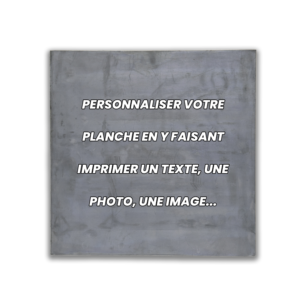 Plaque plomb 450 x 450 x 7 mm personnalisable & sa housse – Image 2