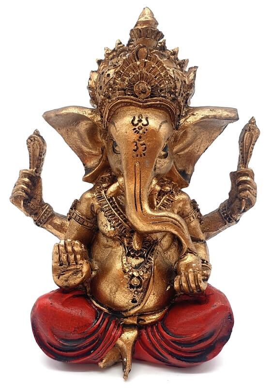 Statute Ganesh coloré 12cm