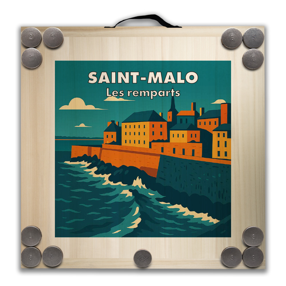 Kit de jeu de palets breton – Saint-Malo – Image 2