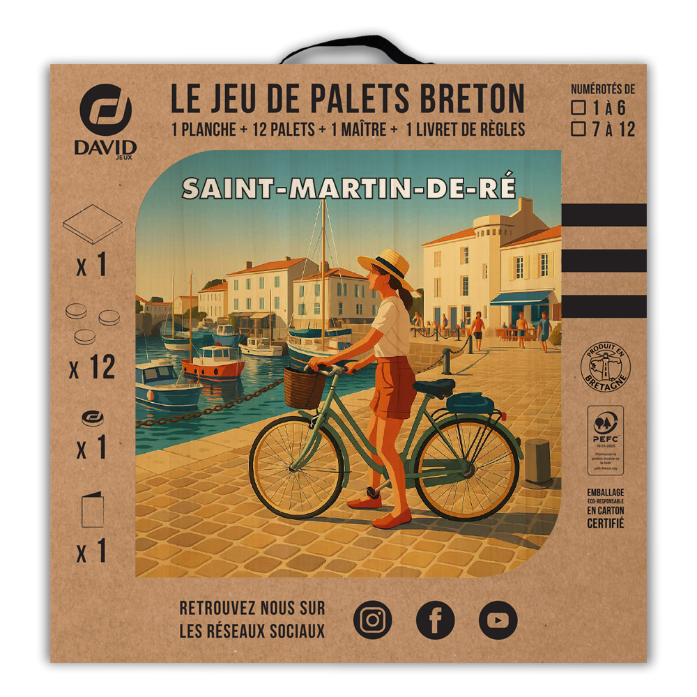Kit de jeu de palets breton – SAINT-MARTIN-DE-RÉ (2) – Image 3