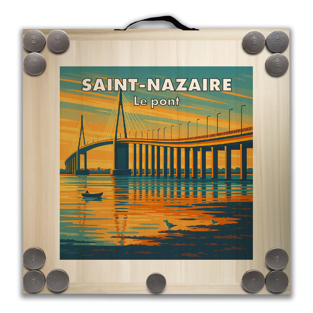 Kit de jeu de palets breton – Saint Nazaire – Le pont – Image 2