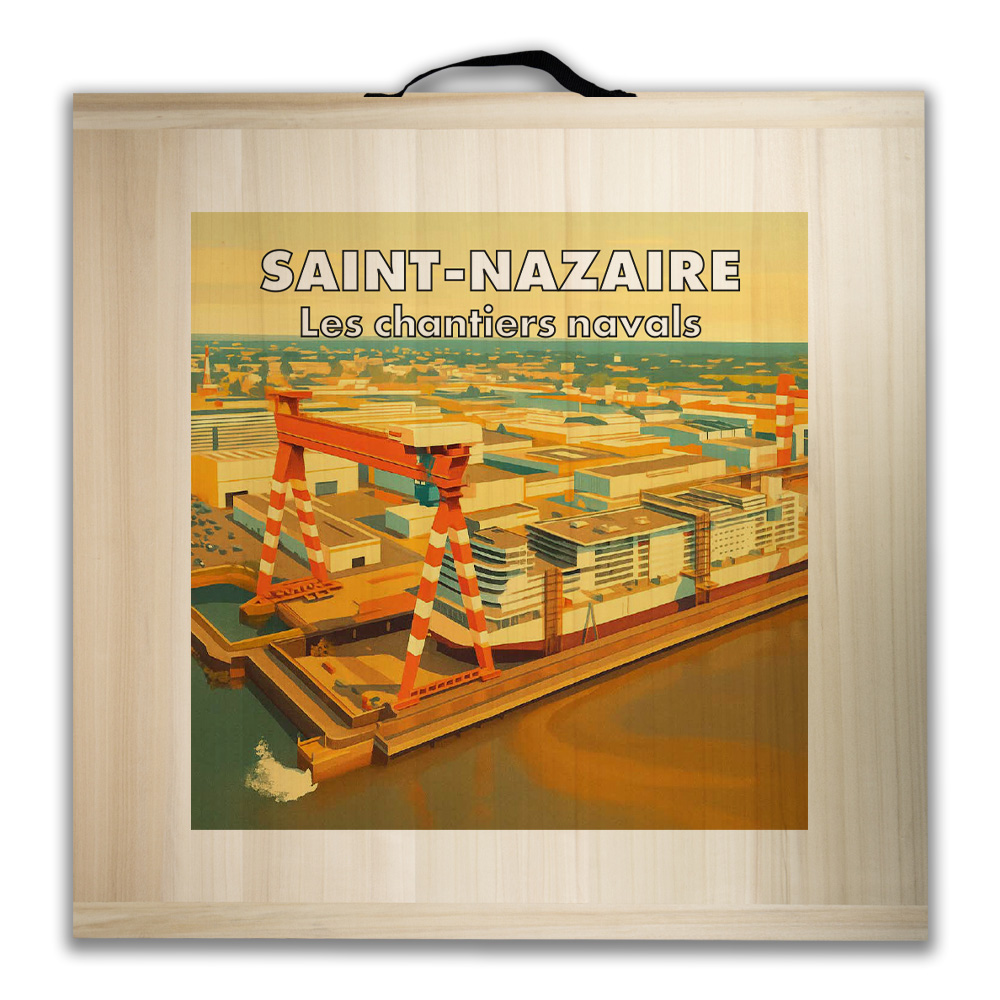 Kit de jeu de palets breton – Saint Nazaire – Les chantiers navals