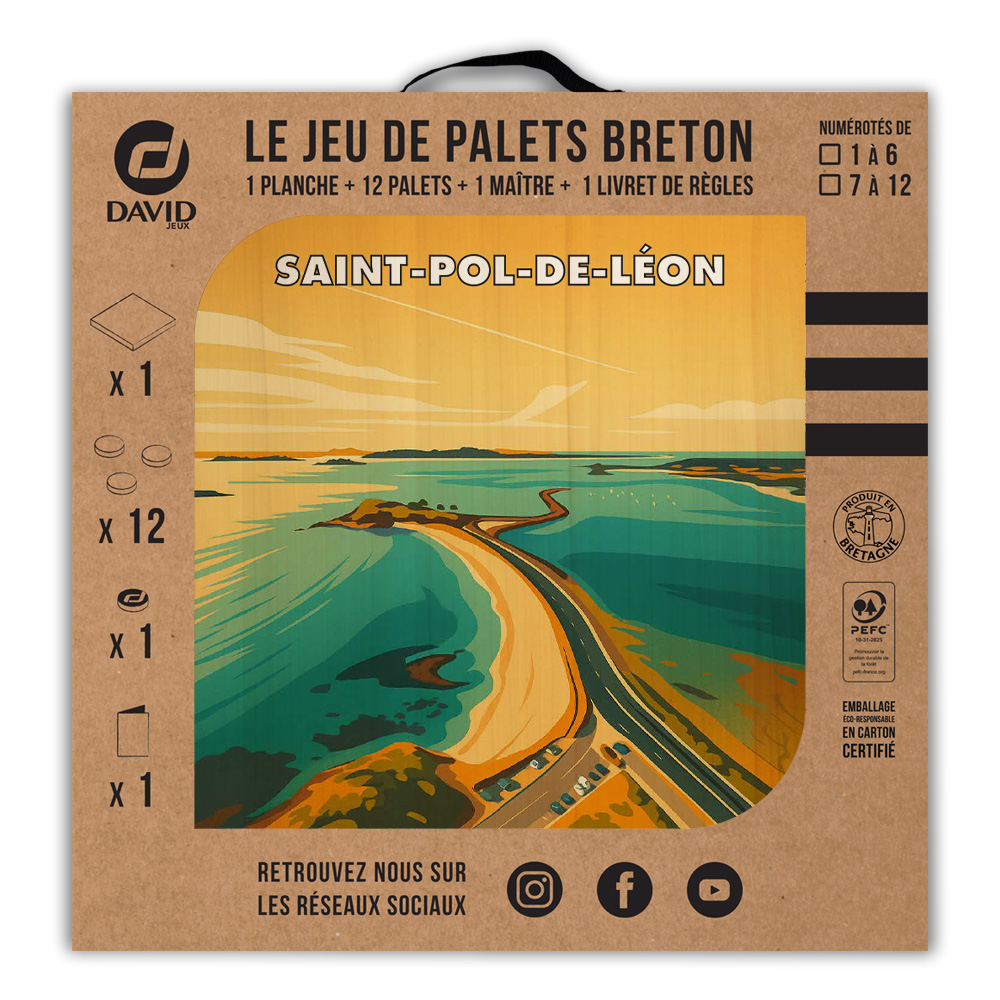 Kit de jeu de palets breton – SAINT-POL-DE-LÉON – Image 3