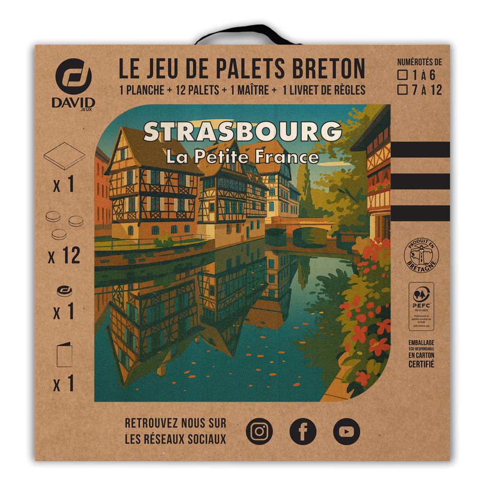 Kit de jeu de palets breton – Strasbourg – La petite France – Image 3