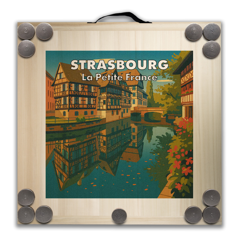 Kit de jeu de palets breton – Strasbourg – La petite France – Image 2