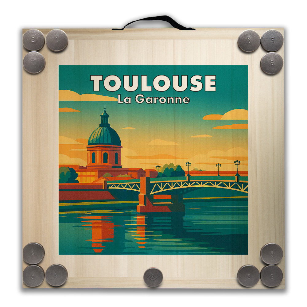 Kit de jeu de palets breton – Toulouse – La Garonne – Image 2