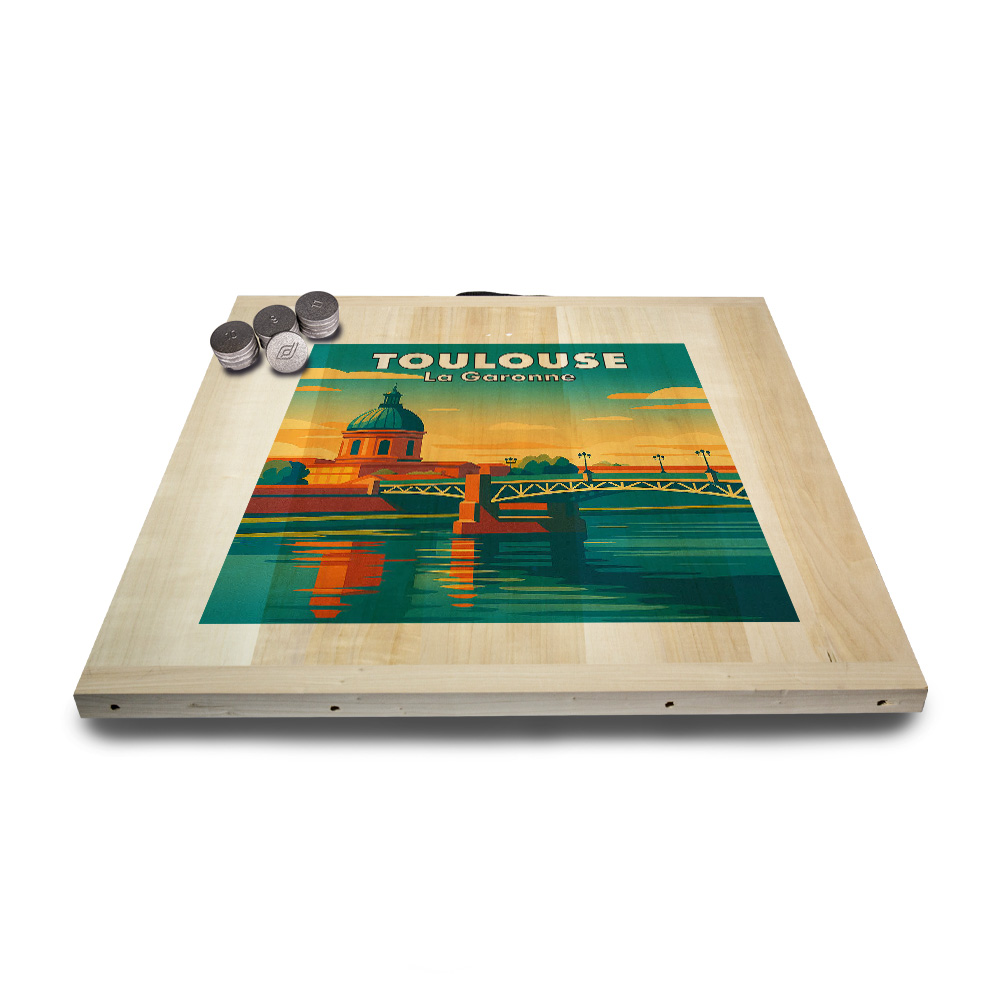 Kit de jeu de palets breton – Toulouse – La Garonne – Image 4