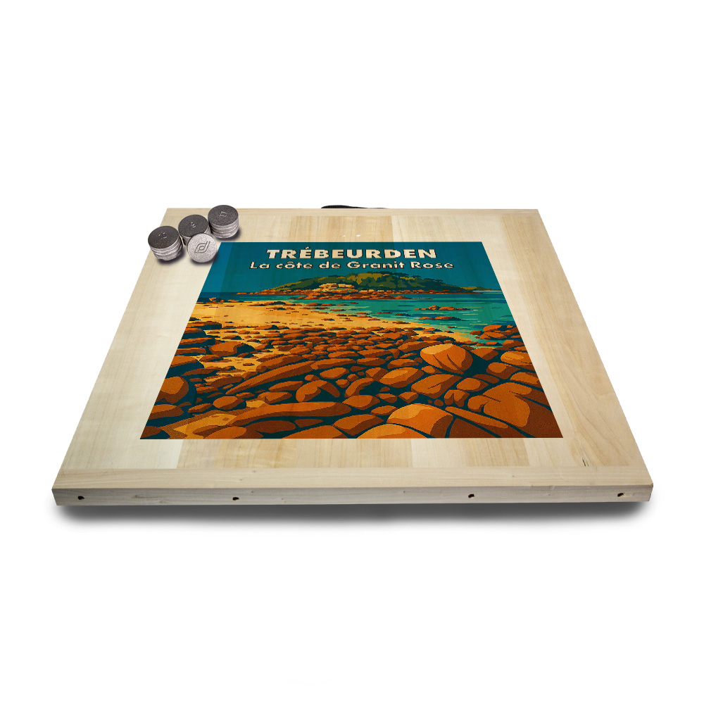 Kit de jeu de palets breton – Trébeurden – La côte de Granit Rose – Image 5
