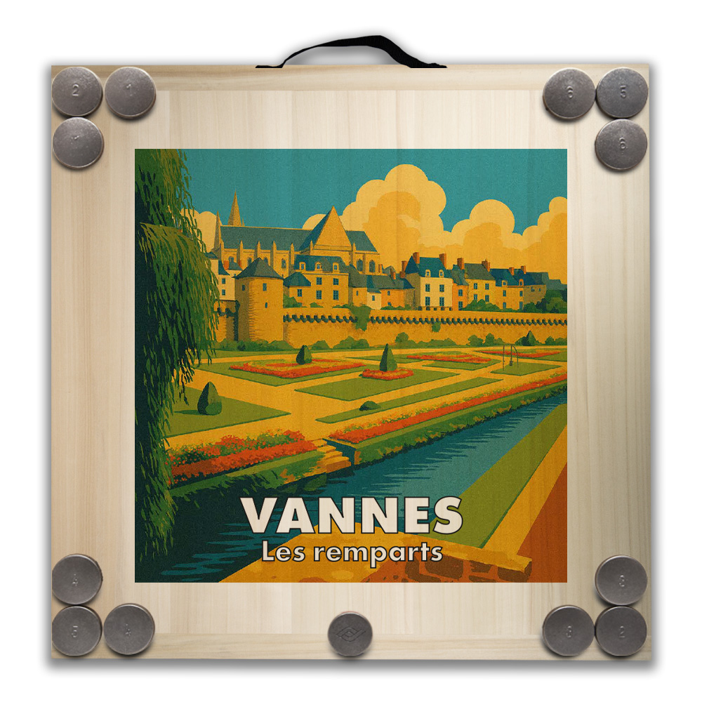 Kit de jeu de palets breton – Vannes – Les Remparts – Image 2